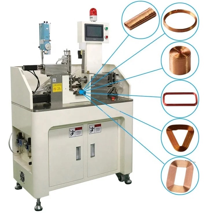 CNC Hot Air Bonding Wireless Charging Bobbinless Coil Winding Machine